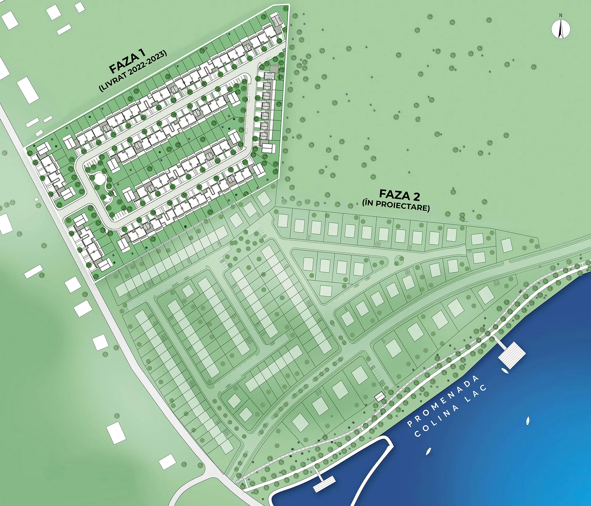 Colina Lac - Localizare Proiect